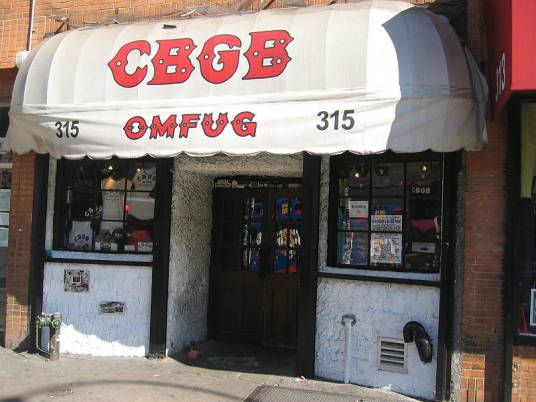 CBGB（1973年12月成立的摇滚俱乐部）