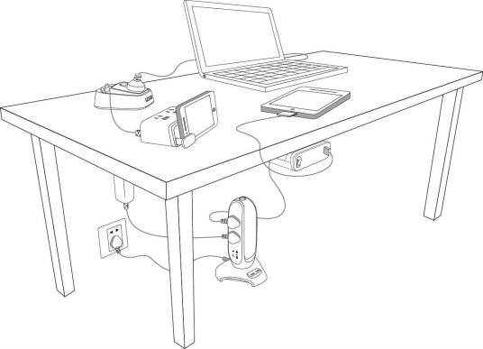 公牛办公桌插座
