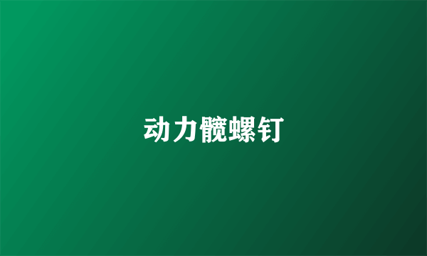 动力髋螺钉