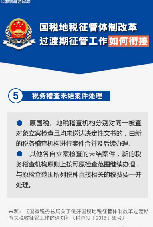 税收征管体制改革