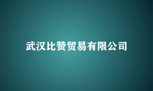 武汉比赞贸易有限公司