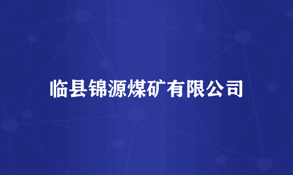 临县锦源煤矿有限公司