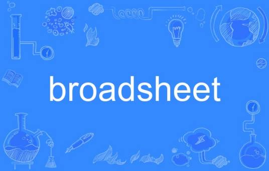 broadsheet