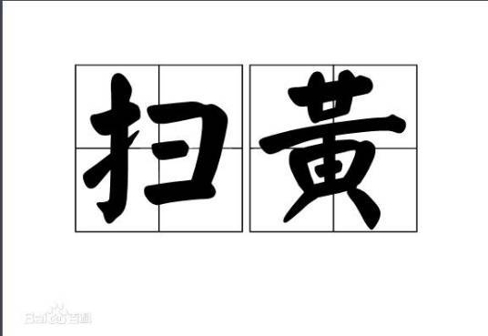 扫黄（禁止黄色文化传播的一类活动）