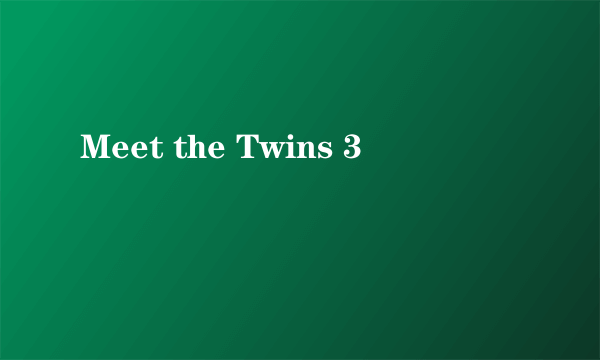 Meet the Twins 3