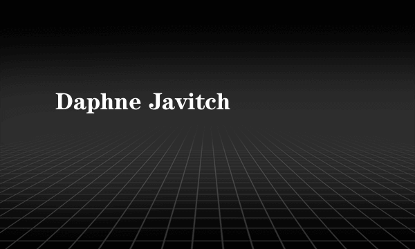 Daphne Javitch