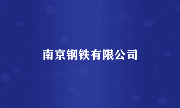 南京钢铁有限公司