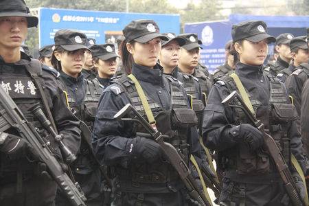 中国女子特警队