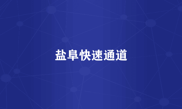 盐阜快速通道