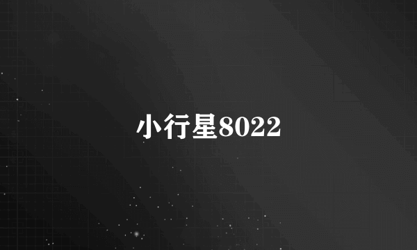 小行星8022