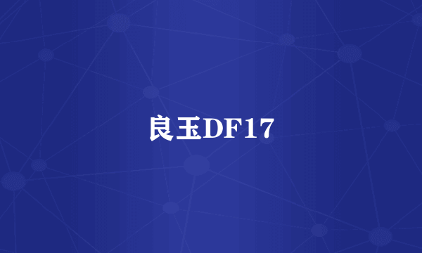良玉DF17