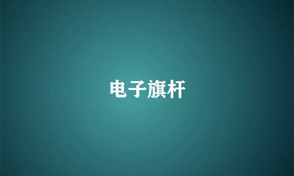 电子旗杆