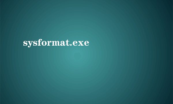sysformat.exe