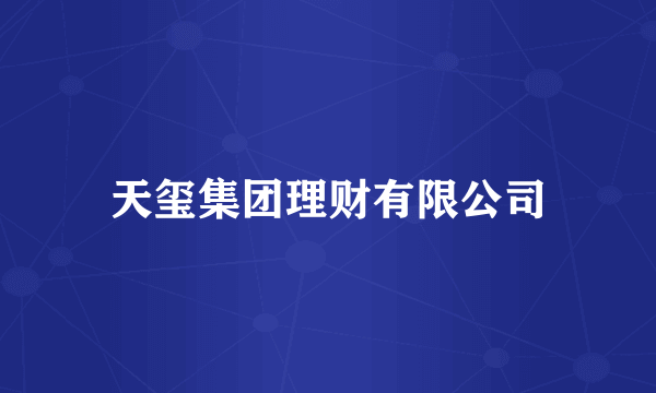 天玺集团理财有限公司