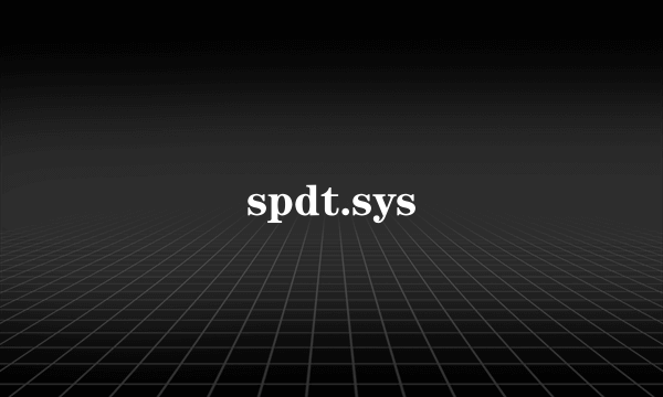 spdt.sys