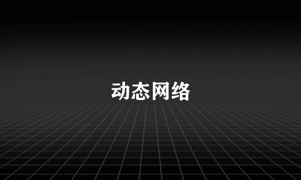 动态网络