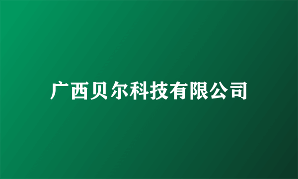 广西贝尔科技有限公司