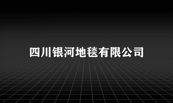 四川银河地毯有限公司