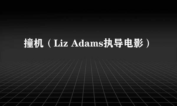 撞机（Liz Adams执导电影）
