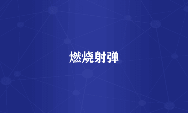 燃烧射弹