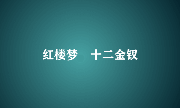 红楼梦・十二金钗