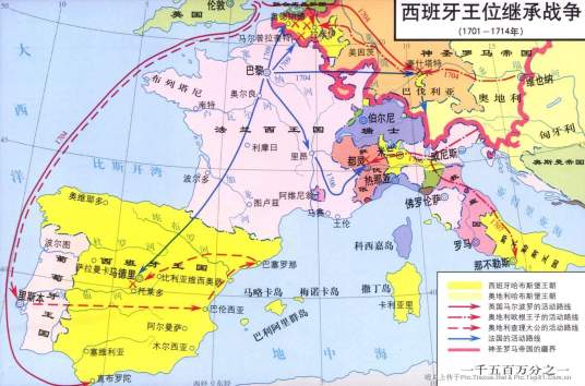 西班牙王位继承战争（欧洲历史上的战争）