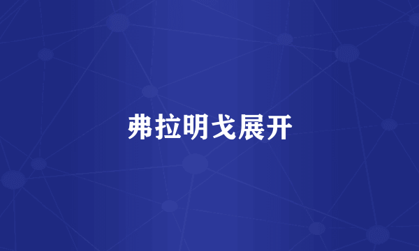 弗拉明戈展开