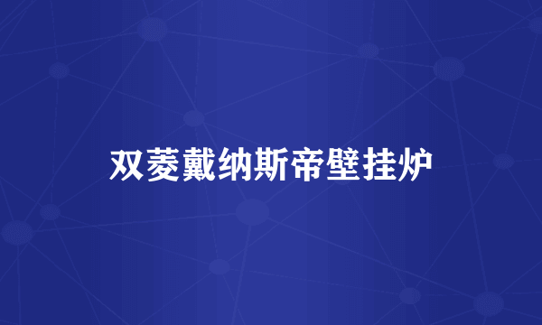 双菱戴纳斯帝壁挂炉