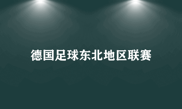 德国足球东北地区联赛
