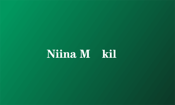 Niina Mäkilä