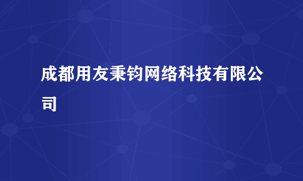 成都用友秉钧网络科技有限公司