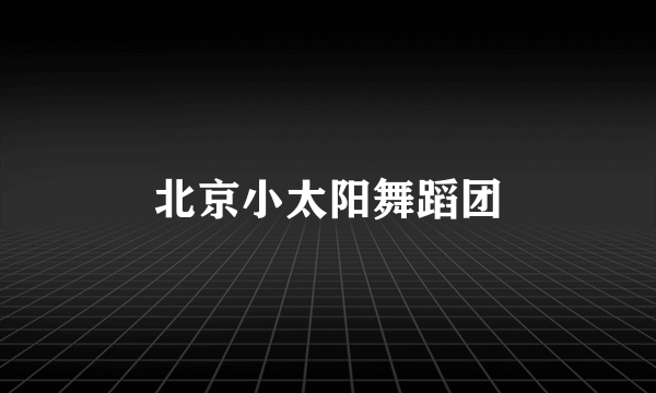 北京小太阳舞蹈团
