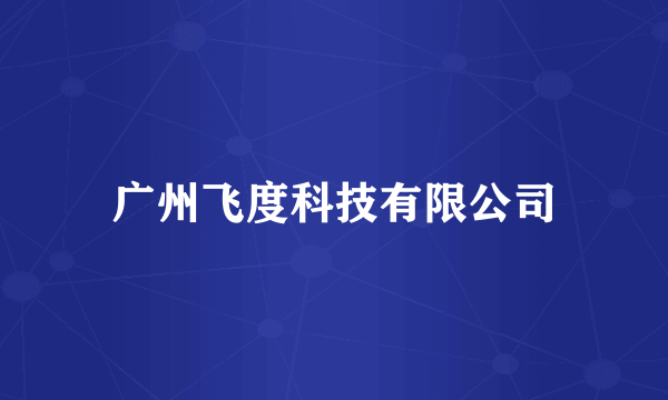 广州飞度科技有限公司