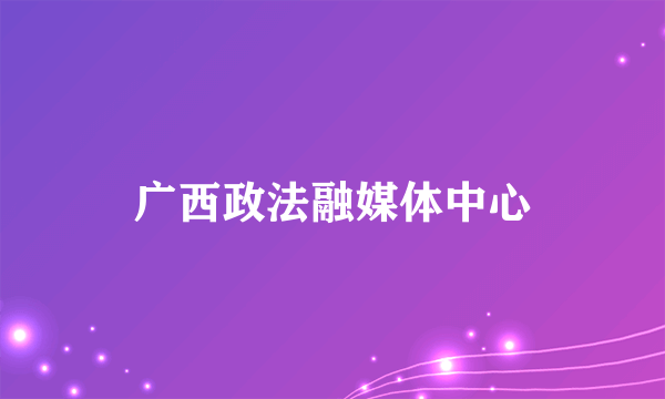 广西政法融媒体中心