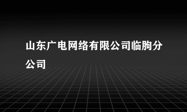 山东广电网络有限公司临朐分公司