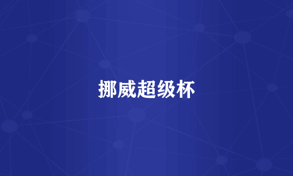 挪威超级杯