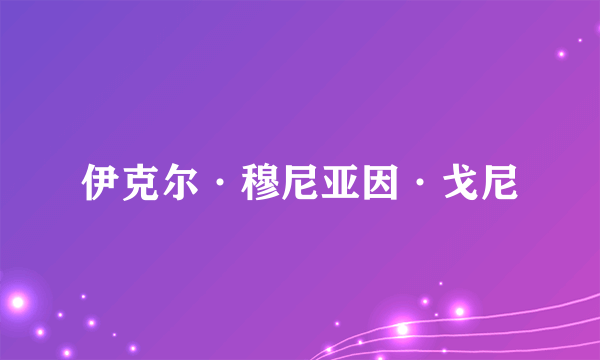 伊克尔·穆尼亚因·戈尼