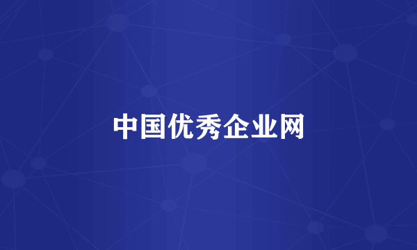 中国优秀企业网