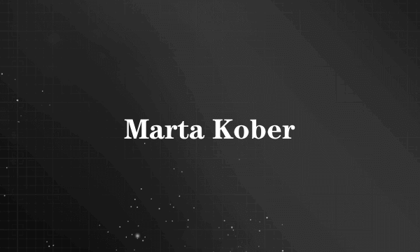 Marta Kober