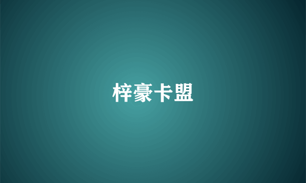 梓豪卡盟