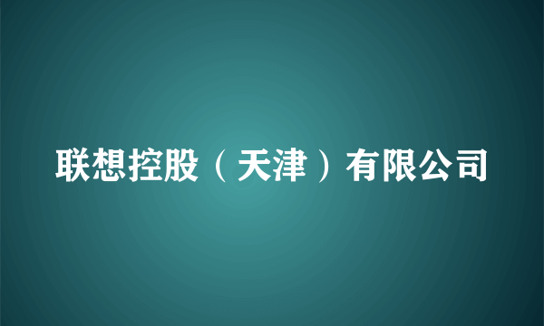 联想控股（天津）有限公司