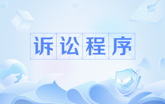 诉讼程序（程序性法律程序）