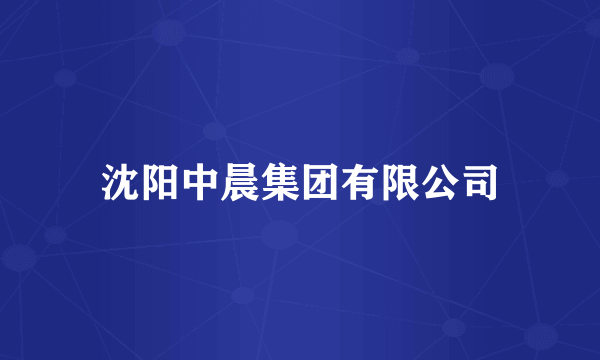 沈阳中晨集团有限公司