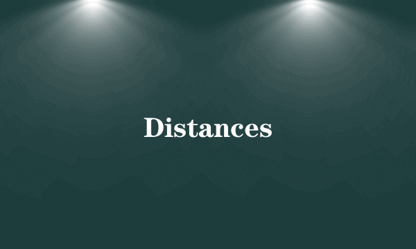 Distances