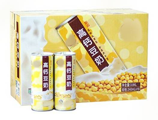 高钙豆奶