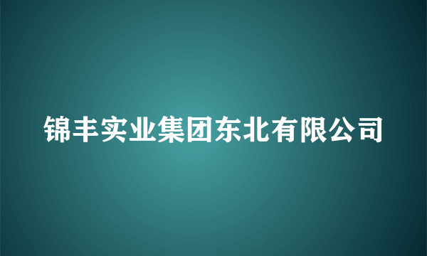 锦丰实业集团东北有限公司