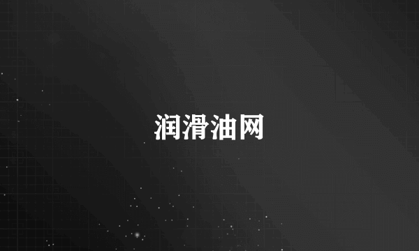 润滑油网