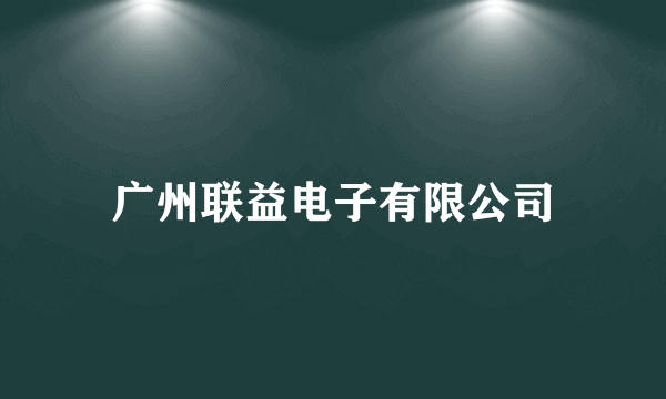 广州联益电子有限公司