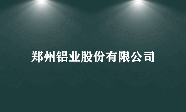 郑州铝业股份有限公司