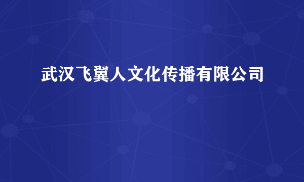 武汉飞翼人文化传播有限公司